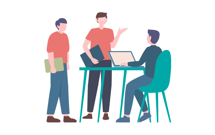 就労支援・社会復帰支援のイラスト