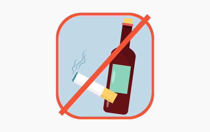 禁煙・節酒のイラスト